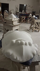 Trilobit aus Marmor
