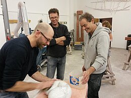 Betrachtung von Jans Skulpturen